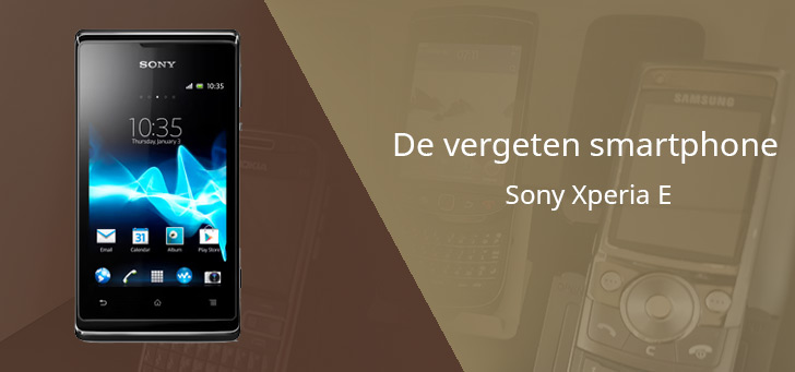 Sony Xperia E vergeten header