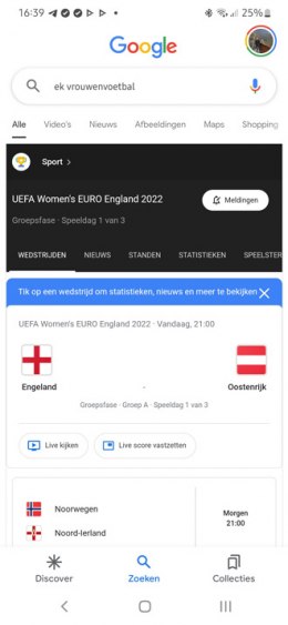 Google EK Vrouwenvoetbal
