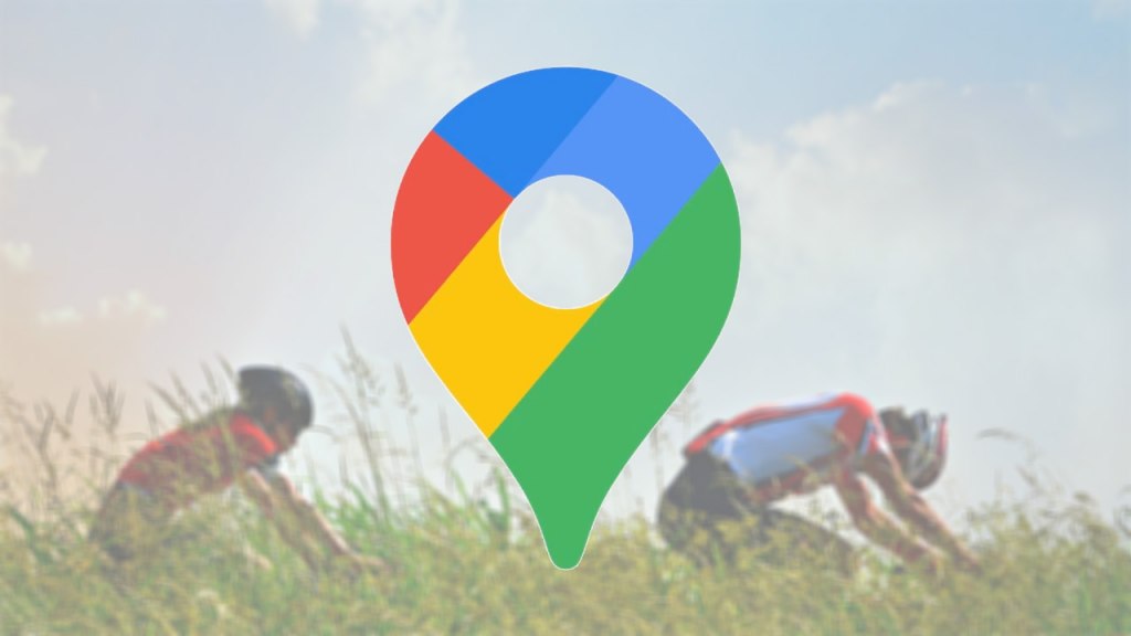 Google Maps fiets header