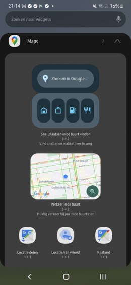 Google Maps traffic widget