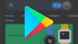 Google Play Store header