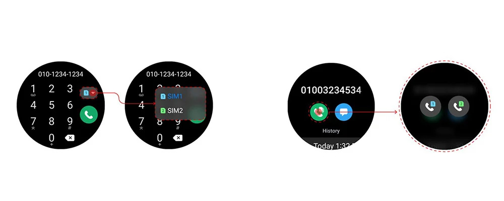 One UI Watch 4.5 dual SIM