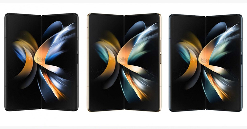 Samsung Galaxy Z Fold 4 persfoto's