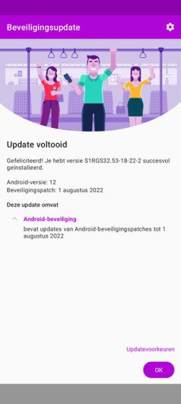 Motorola Edge 20 beveiligingsupdate augustus 2022