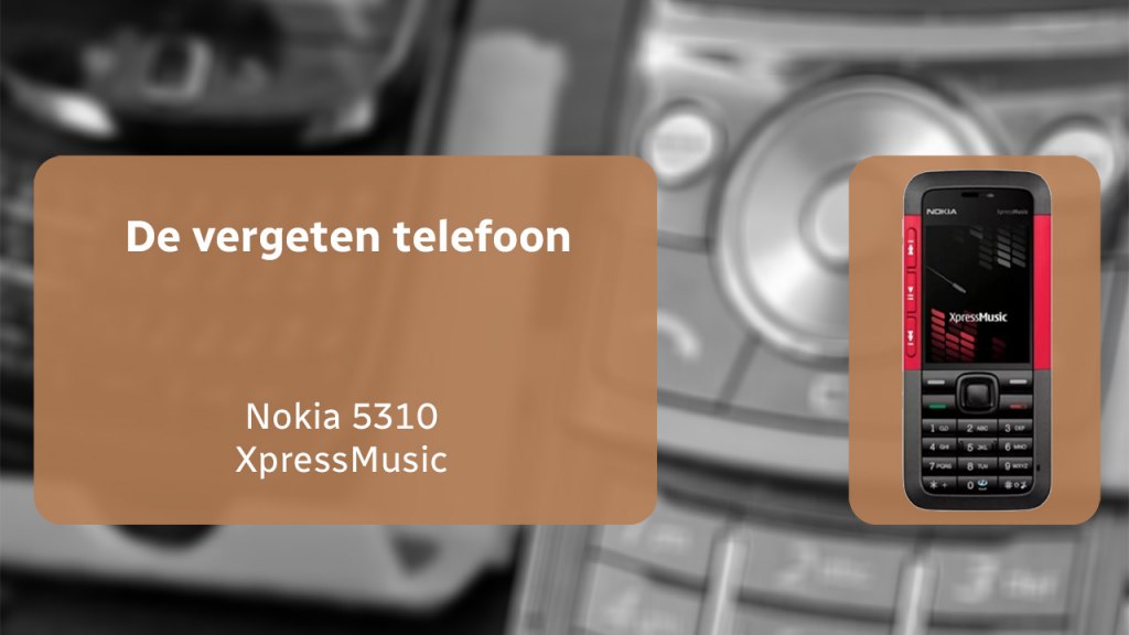Nokia 5310 XpressMusic vergeten header