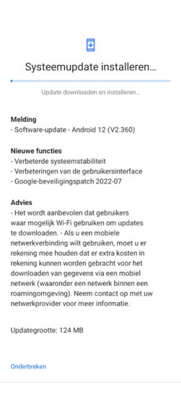 Nokia G20 juli update