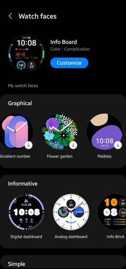 Samsung Galaxy Watch 4 watch faces 5