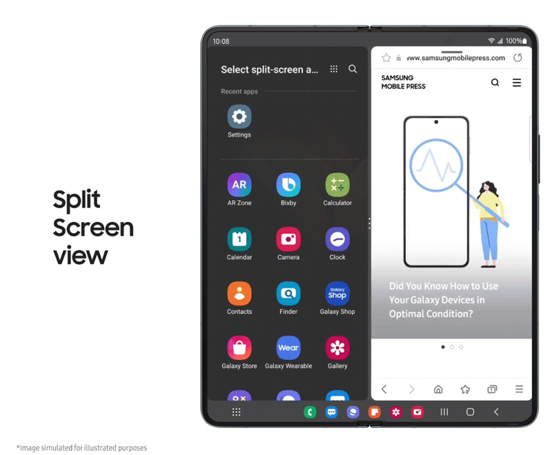 Galaxy Fold Flip Android 12L One UI 4.1.1