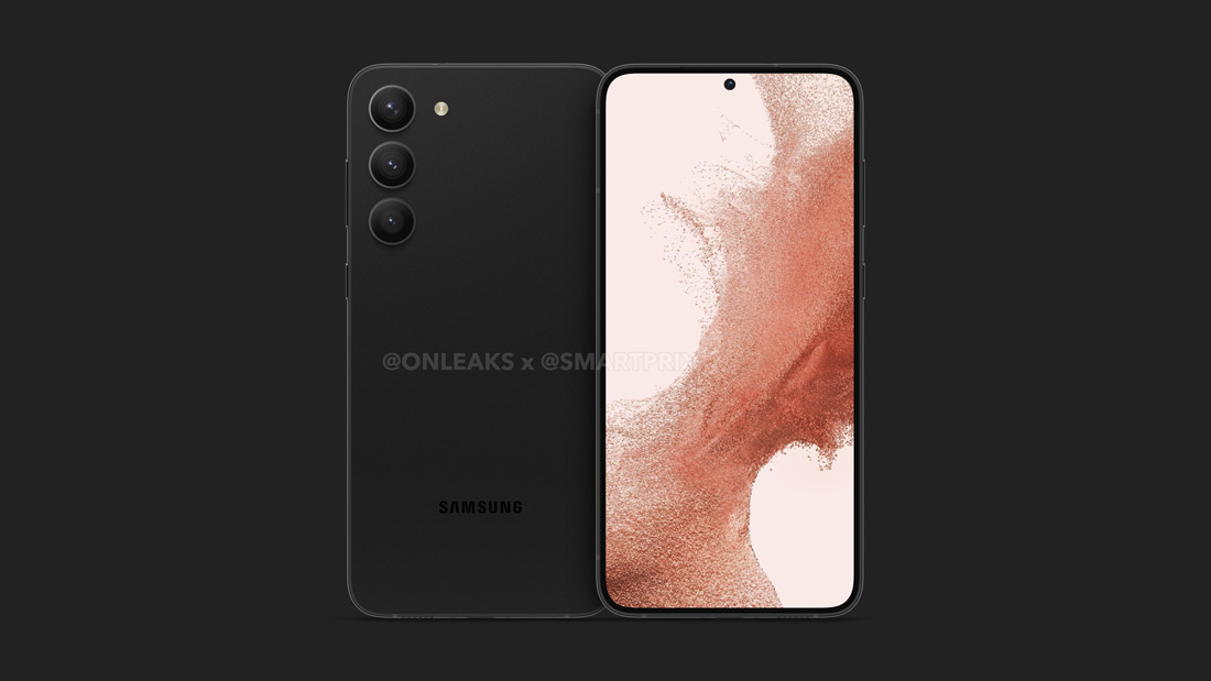 Samsung Galaxy S23+ render