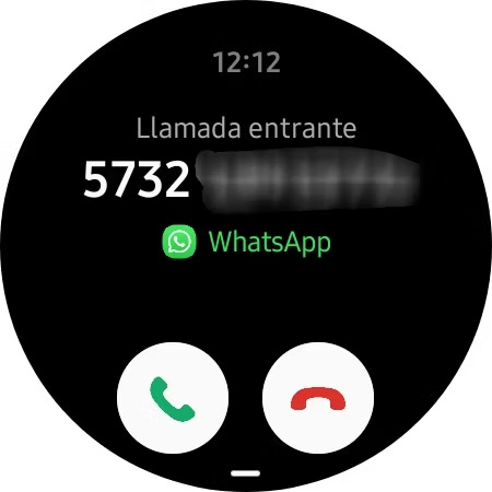 Wear OS 3 - WhatsApp oproepen