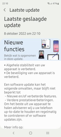 Samsung Galaxy S20 FE oktober update