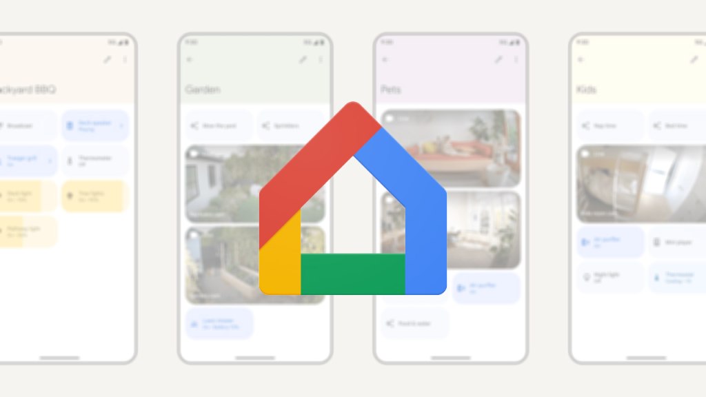 google home app header