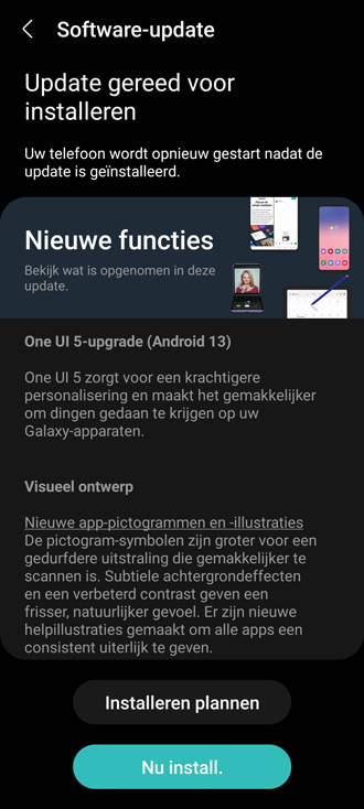 Galaxy Z FLip 3 Android 13