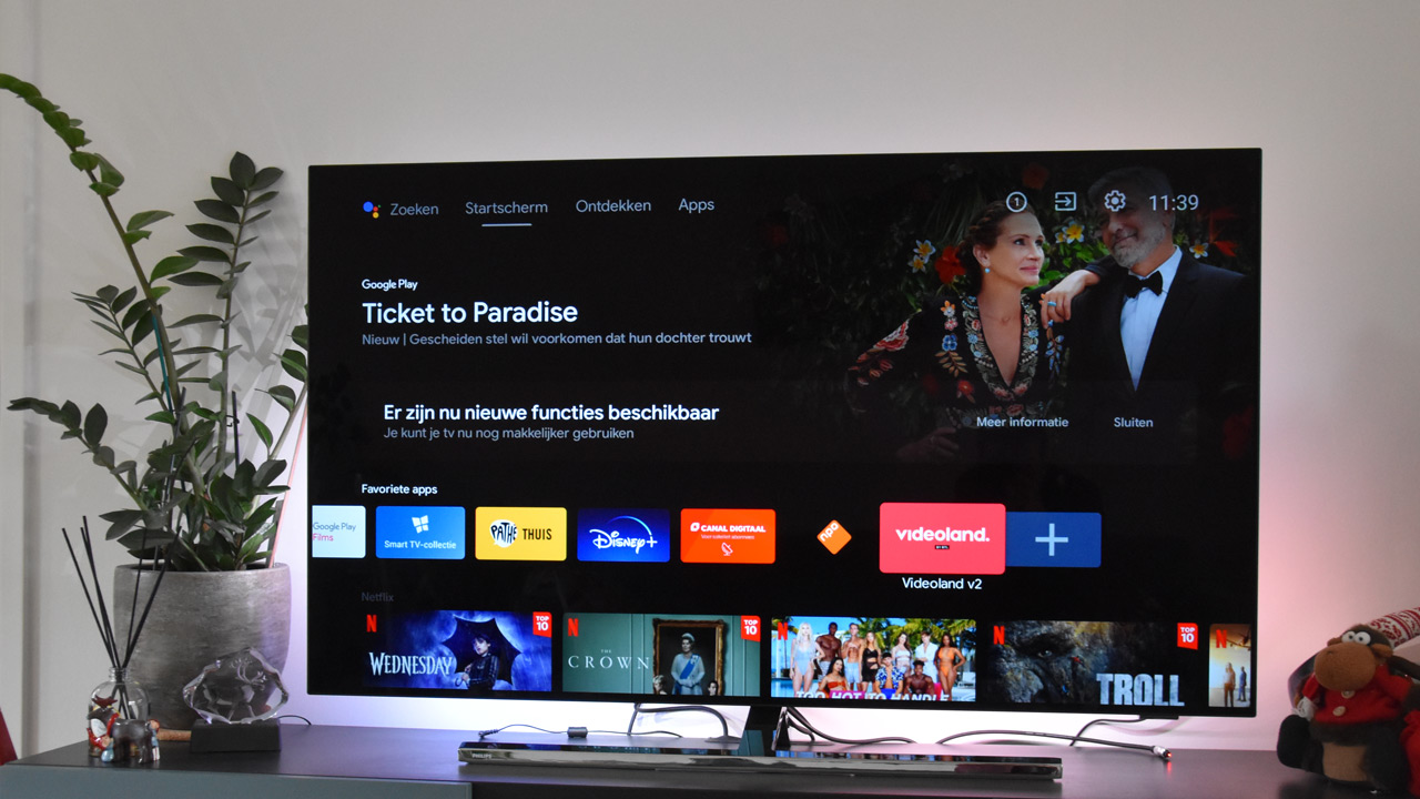 fantastic television with Ambilight and Android TV