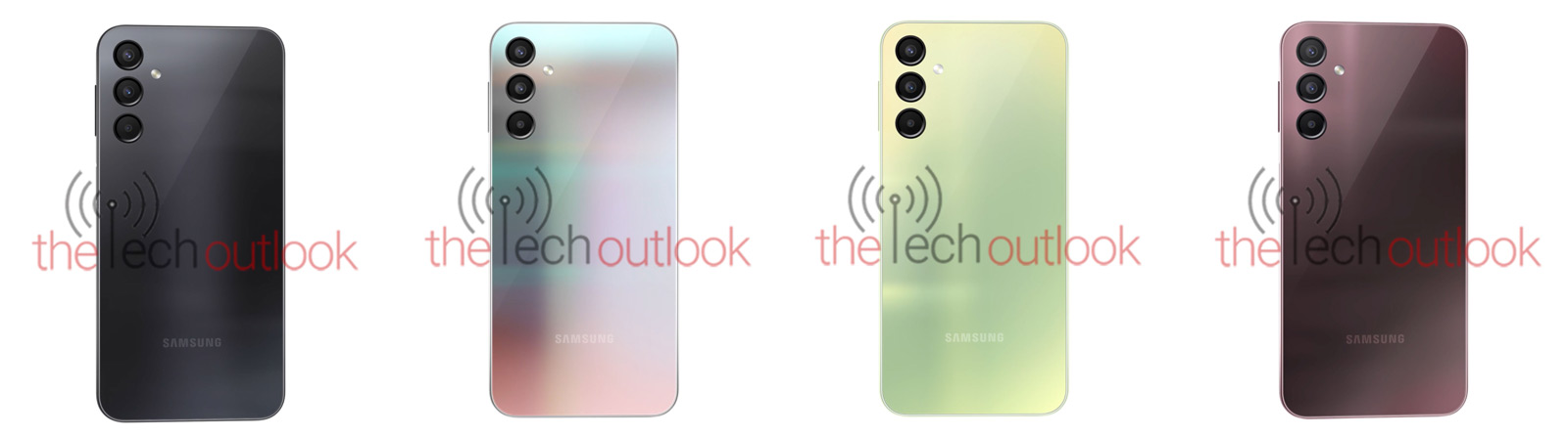 Samsung Galaxy A24 achterkant kleuren