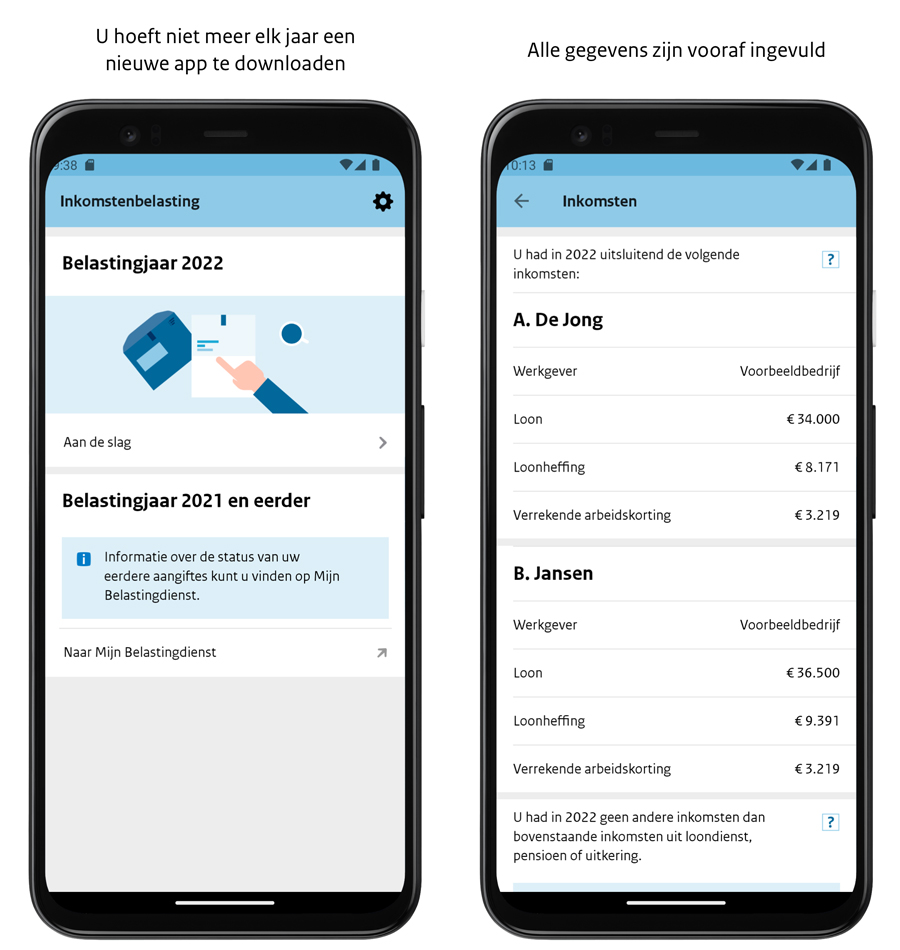 Income tax return 2022 app