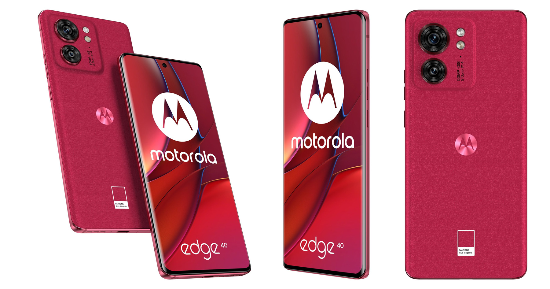 Motorola Edge 40 magenta
