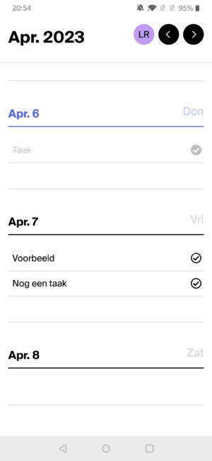 Tweek app todo list