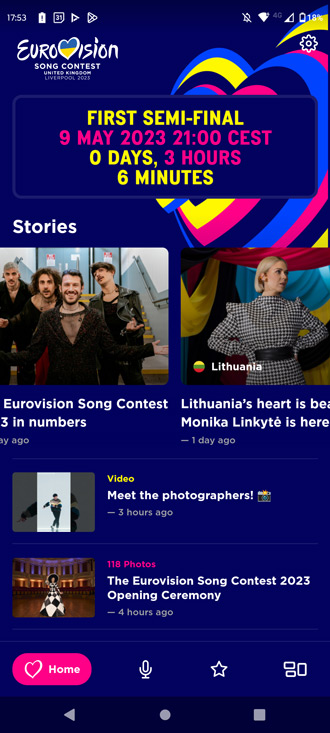 Eurovision app