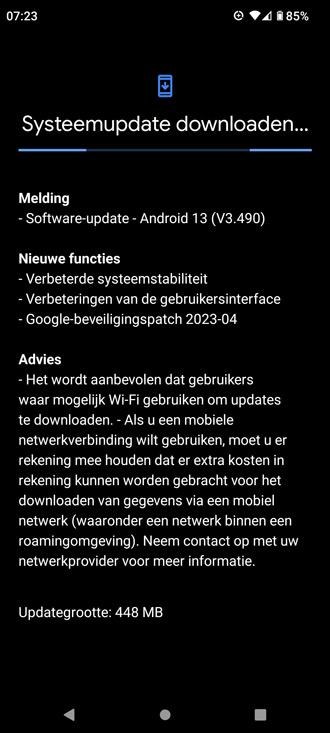 Nokia X20 april update