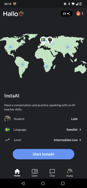 Hallo AI app