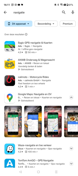 Google Play Store screenshots