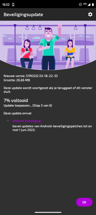 Motorola Edge 20 juni update
