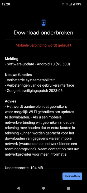 Nokia X20 juni update