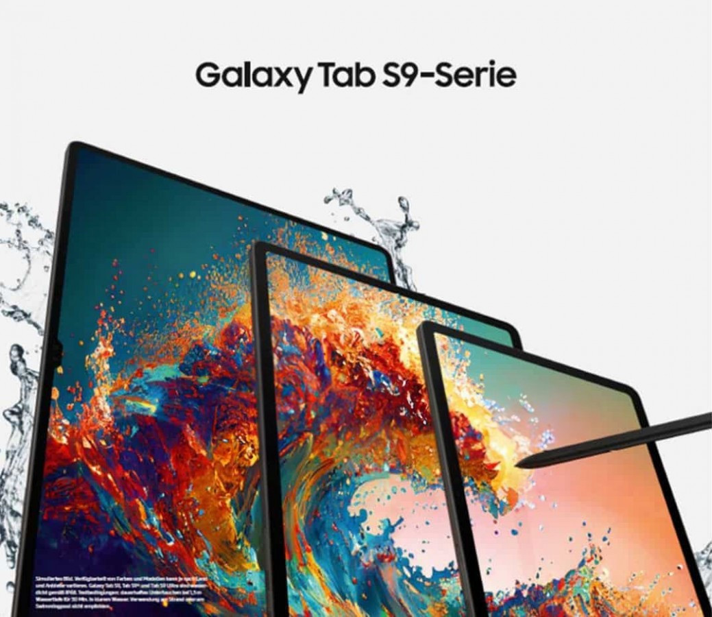 Samsung Galaxy Tab S9 promo