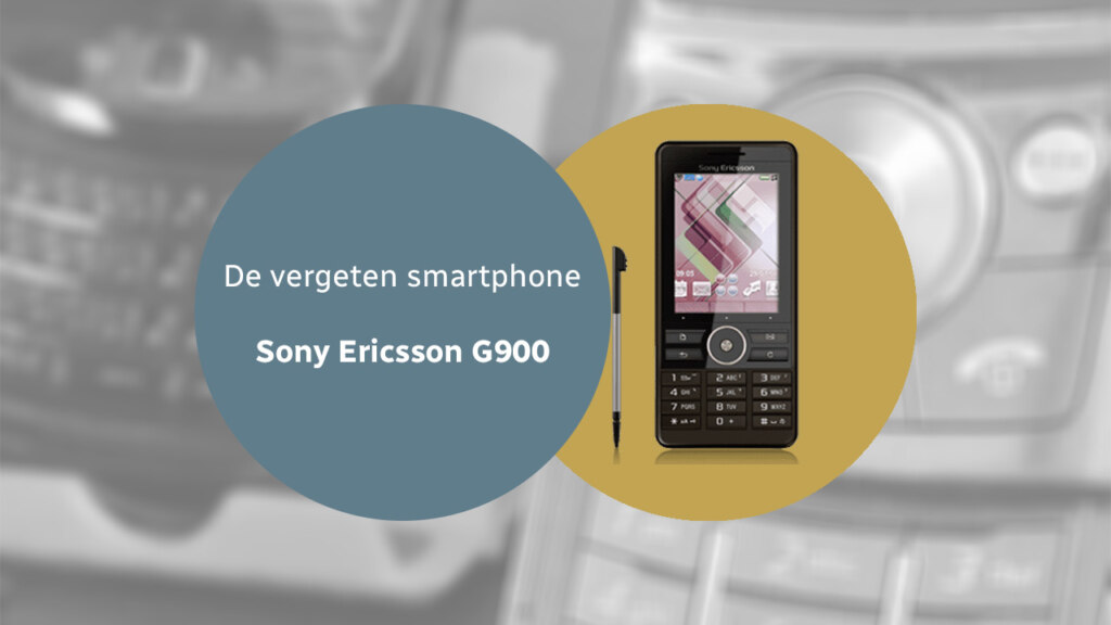 Sony Ericsson G900 vergeten header