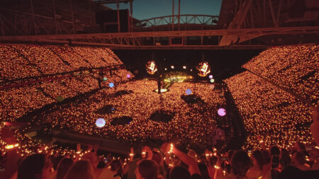 Coldplay concert header