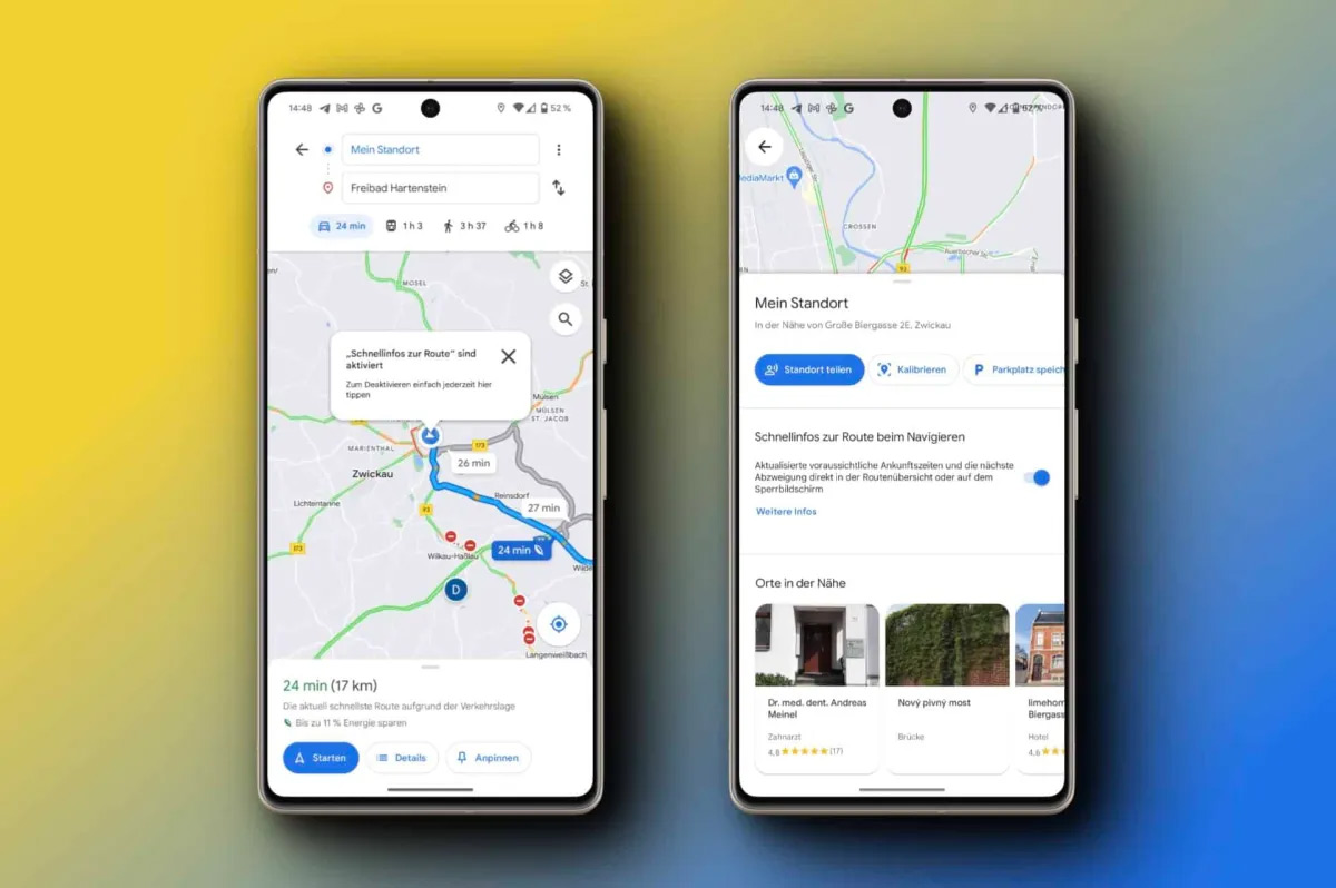Google Maps snelle routeplanner