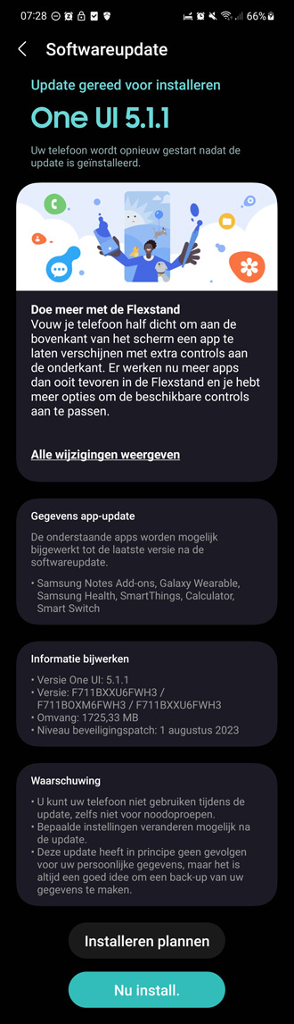 One UI 5.1.1 Galaxy Z Flip 4 - 3