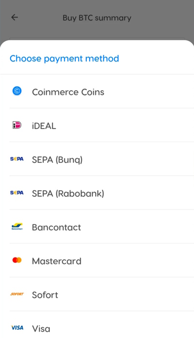 Coinmerce app crypto kopen