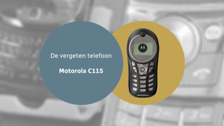 De vergeten telefoon: Motorola C115