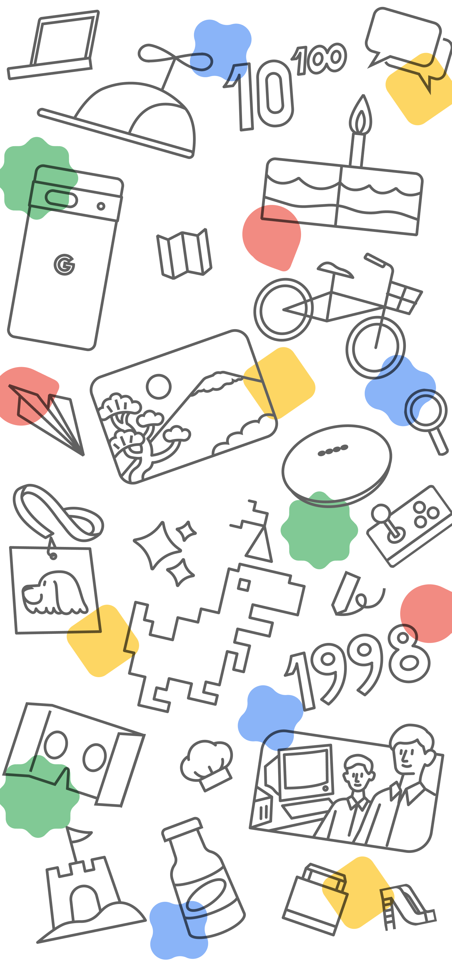 Google 25 jaar wallpaper 1