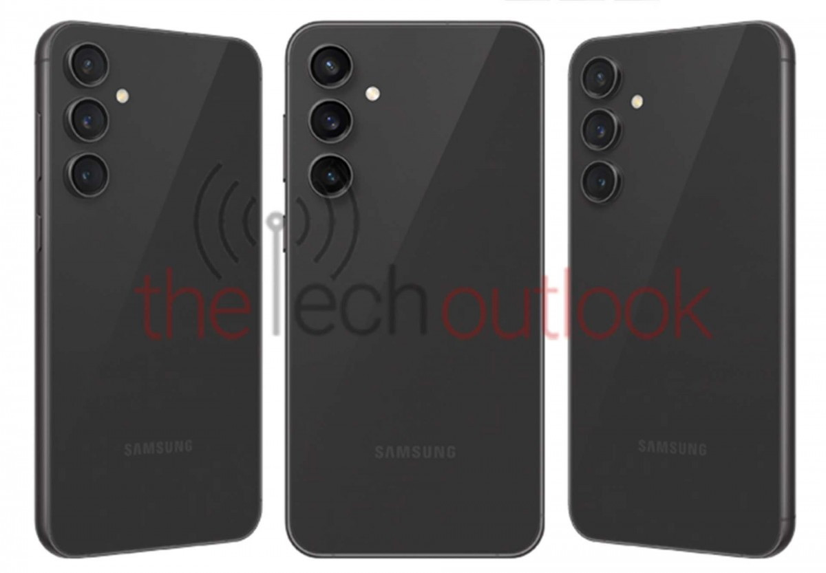 Samsung Galaxy S23 FE renders