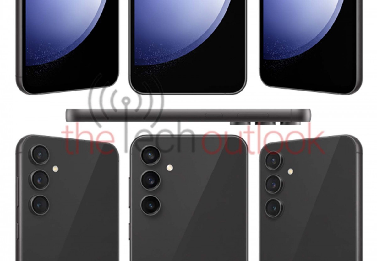 Samsung Galaxy S23 FE renders