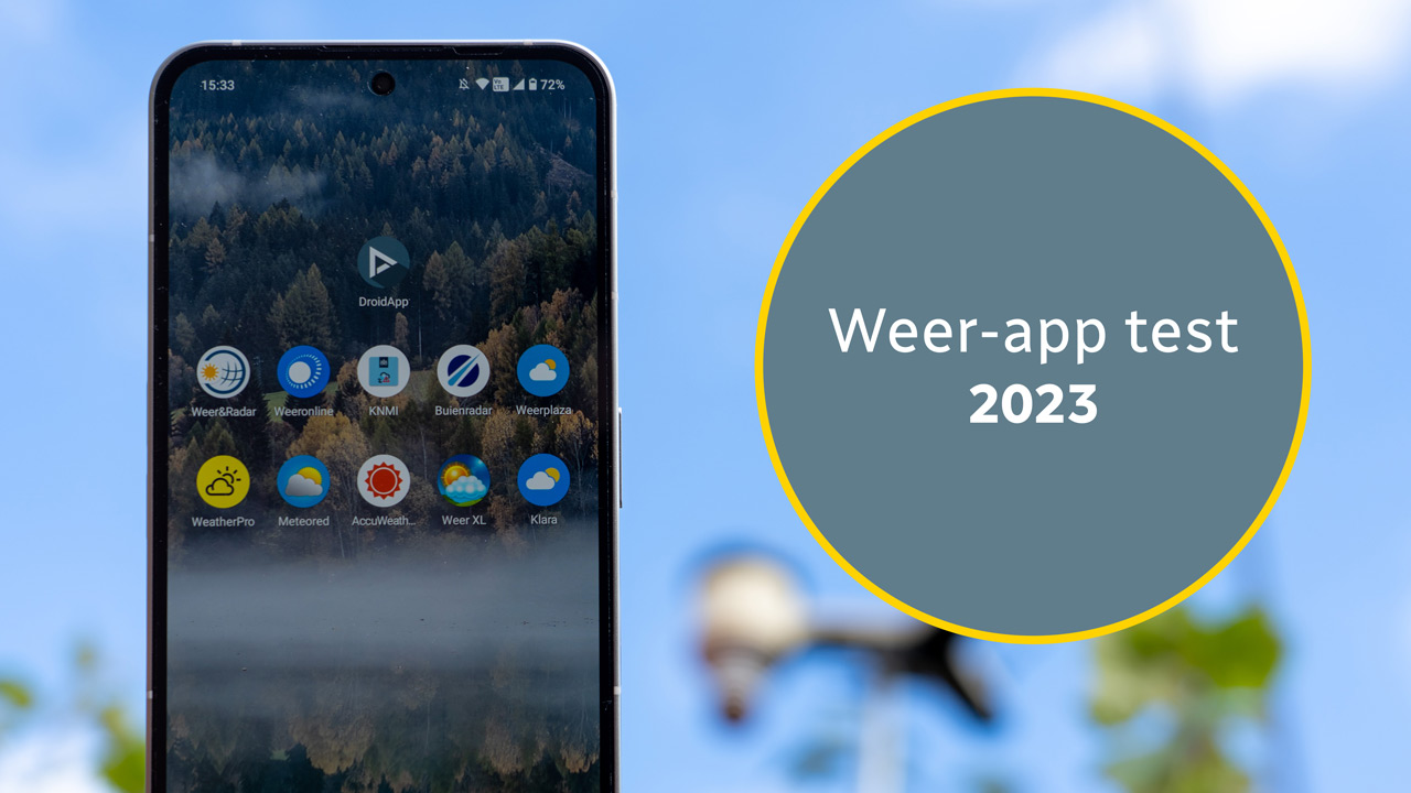 Weer-app test 2023 header