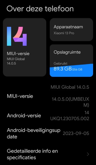 Android 14 Xiaomi 13 Pro