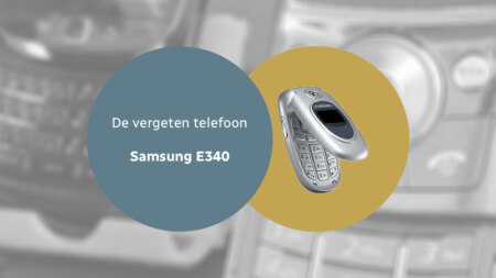 De vergeten telefoon: Samsung E340 met roterende camera