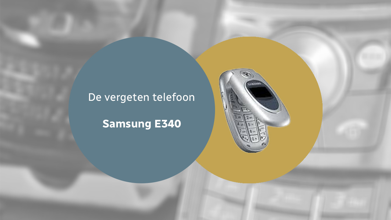 Samsung E340 met roterende camera