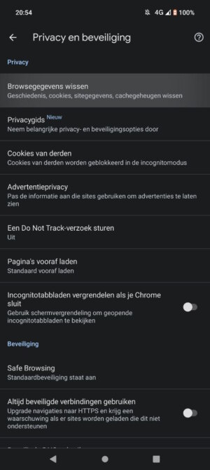 Chrome browsegeschiedenis verwijderen