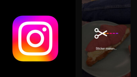 Instagram sticker header