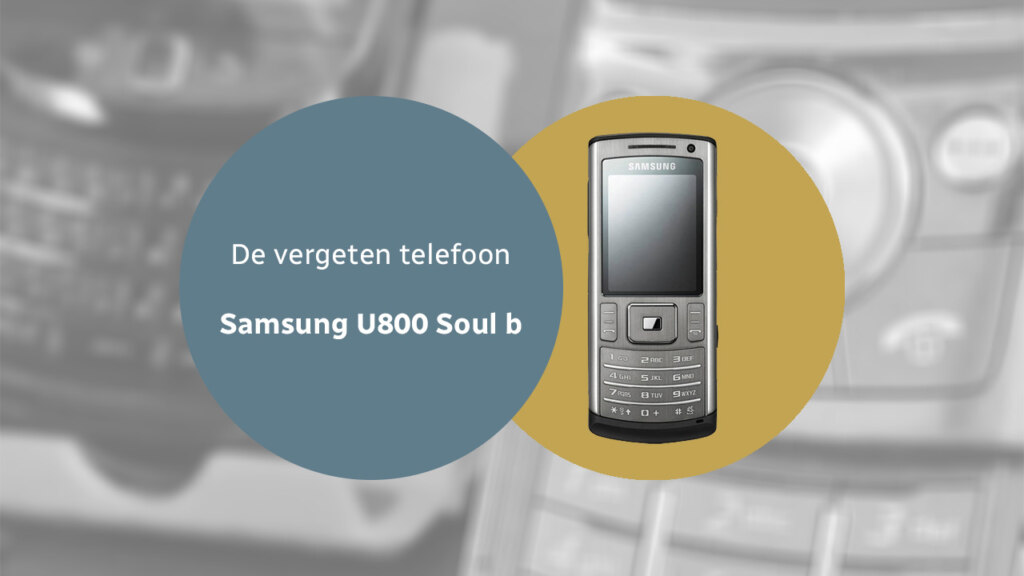 Samsung U800 Soul b vergeten header