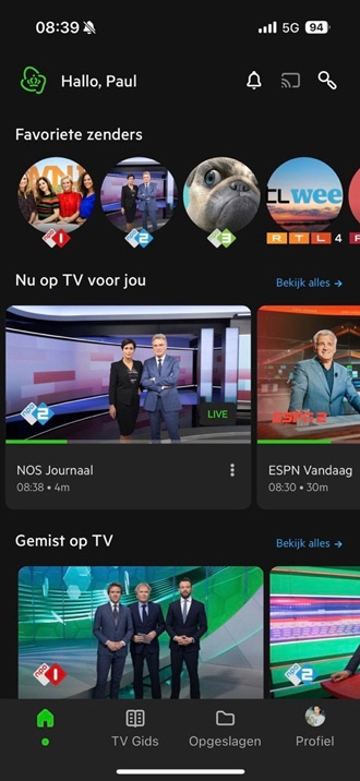 KPN TV plus app