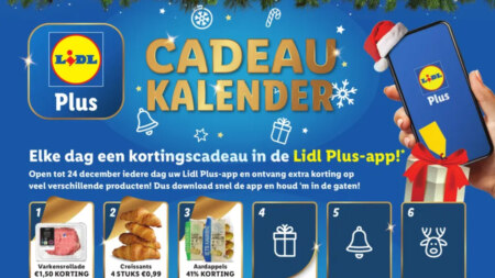 Lidl Plus-app uitgebreid met adventskalender voor korting op boodschappen