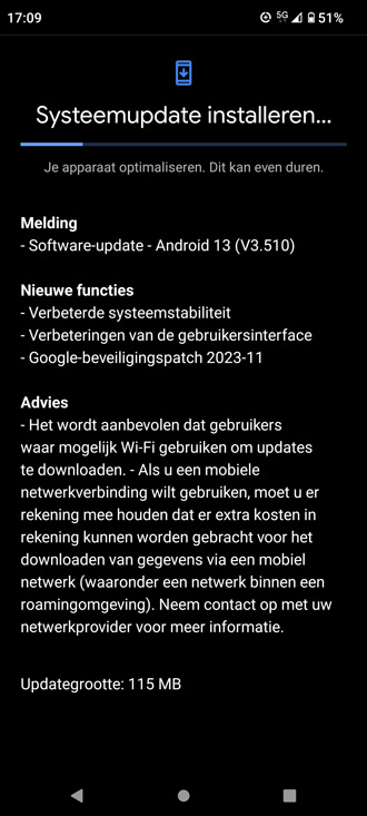 Nokia X20 november update