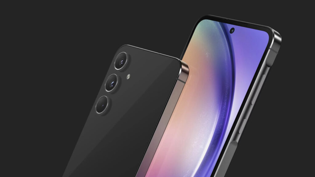 Samsung Galaxy A55 render header