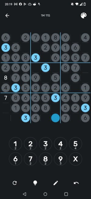 Sudoku The Clean One game